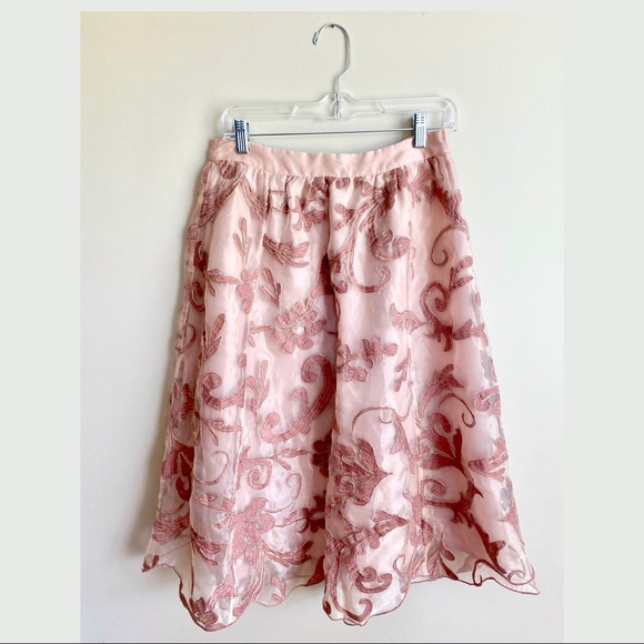 Anthropologie | Shannon Embroidered Midi Skirt - Picture 5 of 6